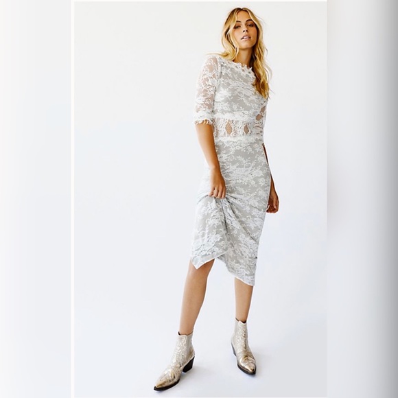 Nightcap Dresses & Skirts - New Nightcap X Free People Fiore Lace Midi Dress
